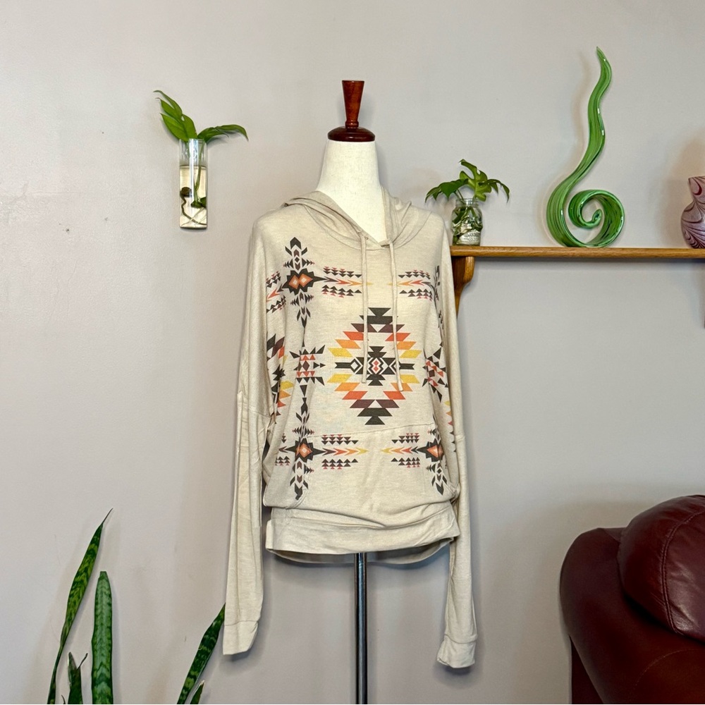 Phil Love Super Soft Hooded Sweater Blouse – Women’s Size Small - Picture 2 of 7